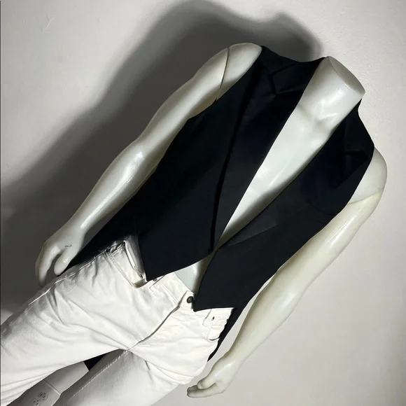 After Six Black Vest With Tails - Picture 3 of 10
